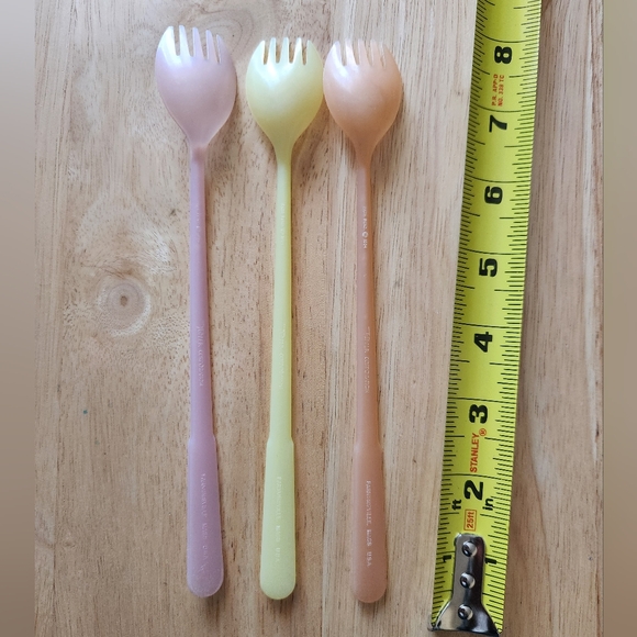 TUPPERWARE Fork O Spoons "SPORKS" - Picture 3 of 4